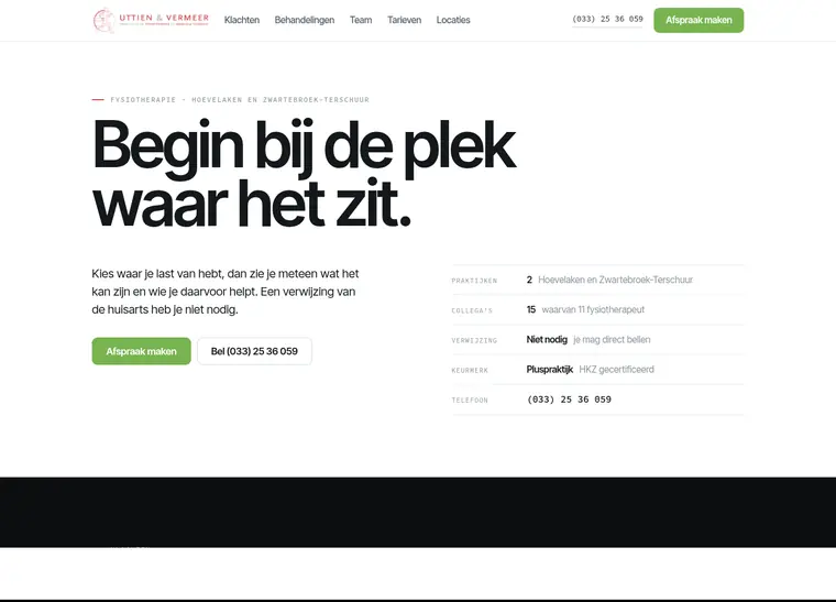 Helder met de indeling Klacht